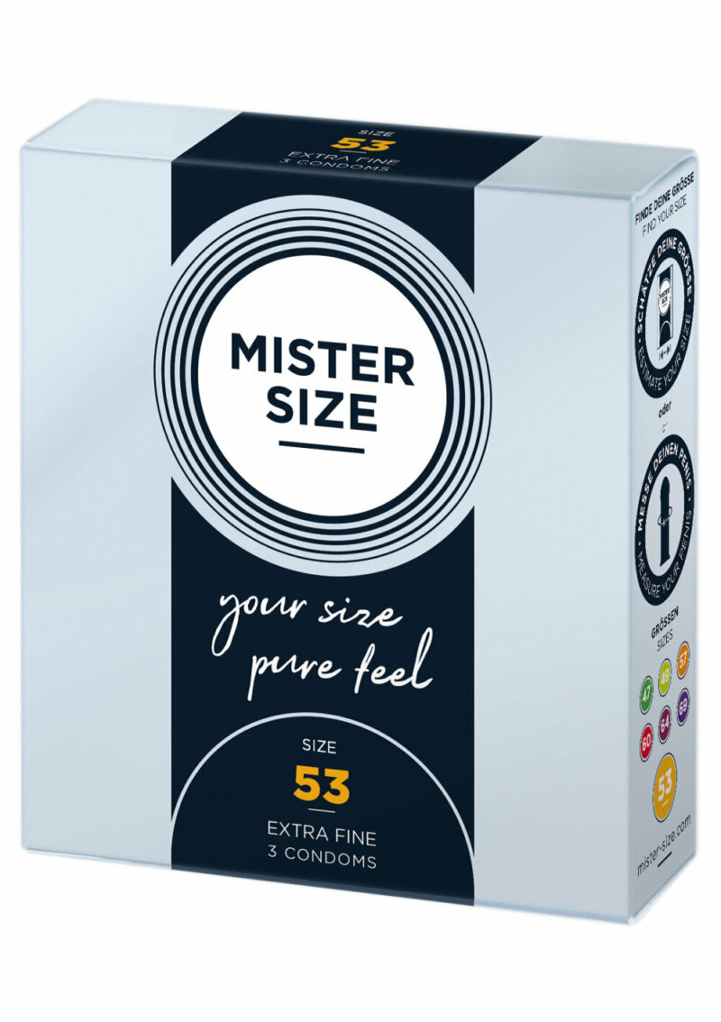Mister Size 53mm Condoms 3pcs - Image 2