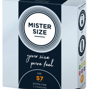 Mister Size 57mm Condoms 3pcs