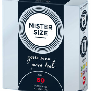 Mister Size 60mm Condoms 3pcs