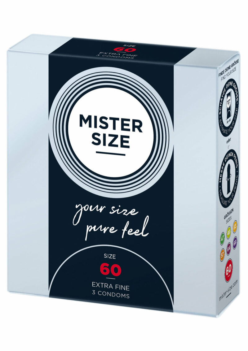 Mister Size 60mm Condoms 3pcs - Image 2