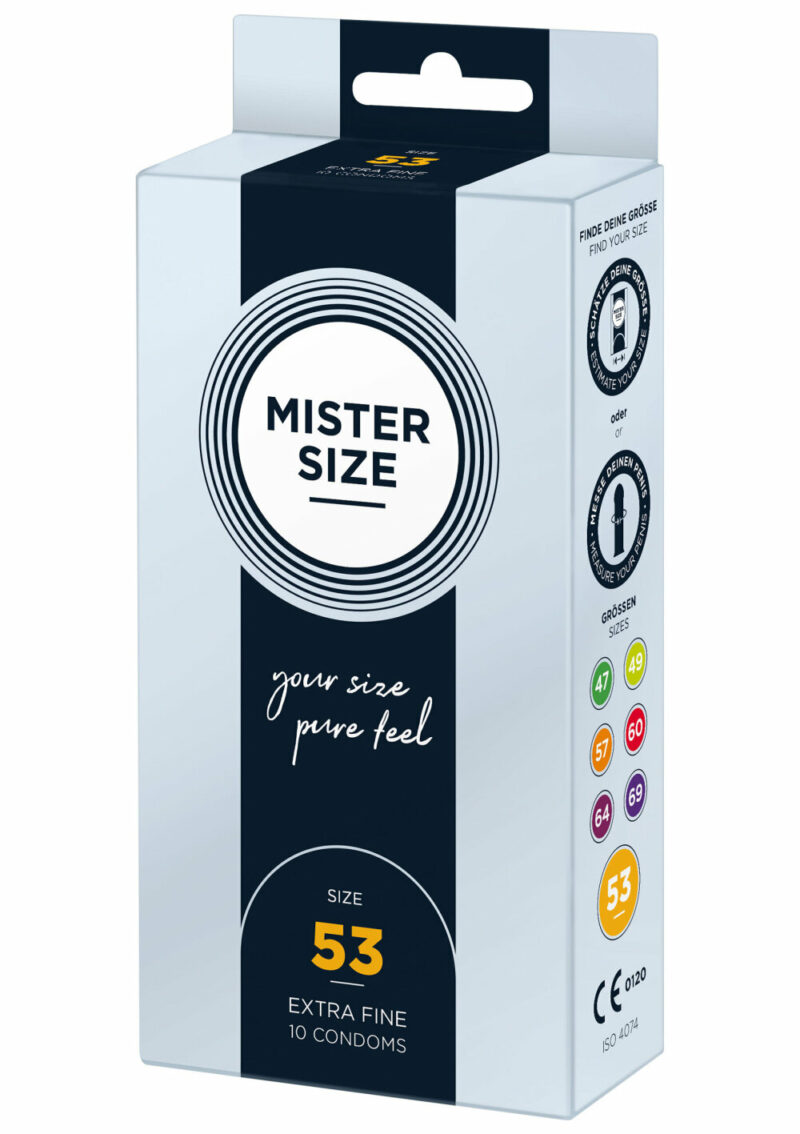 Mister Size 53mm Condoms 10pcs - Image 2