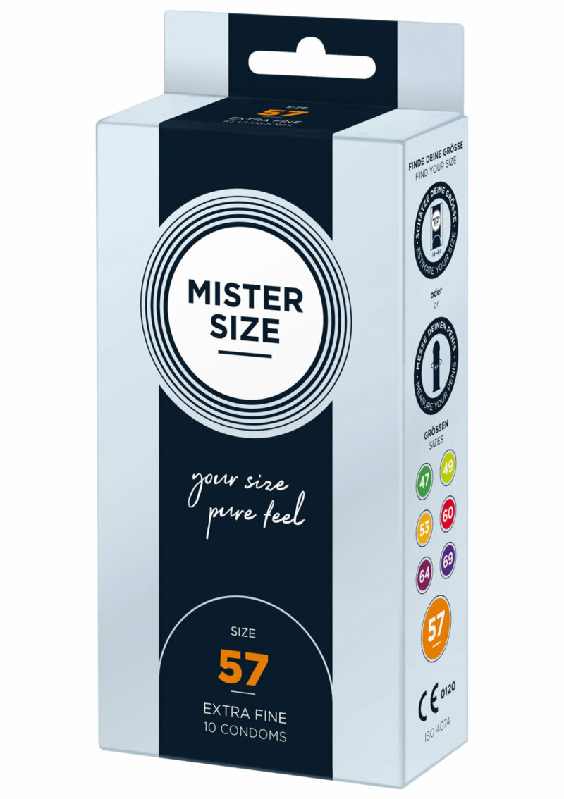 Mister Size 57mm Condoms 10pcs - Image 2