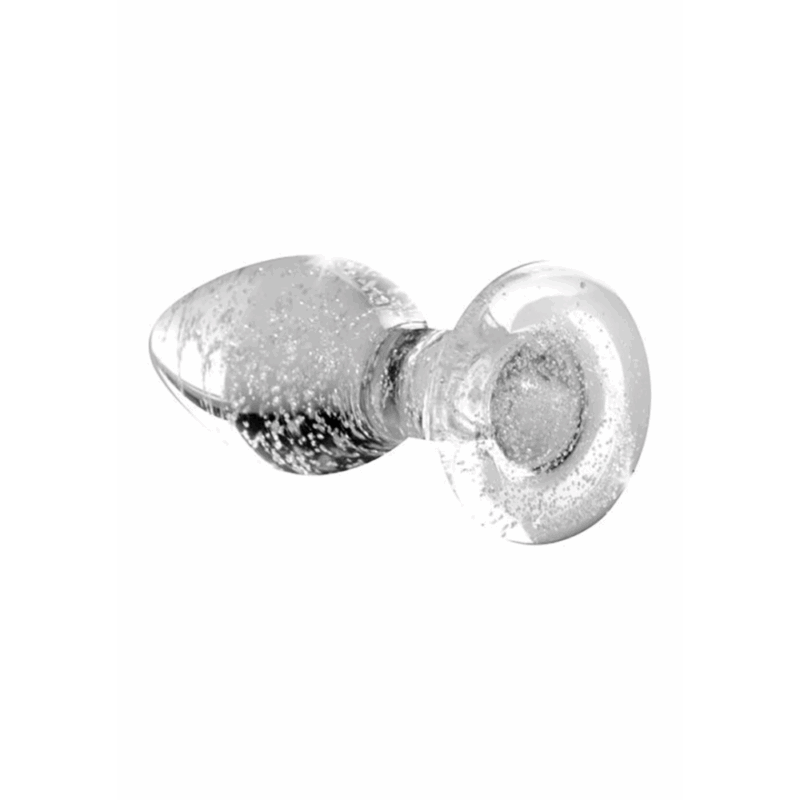 Glow-In-The-Dark - Glazen Buttplug - Klein - Image 2
