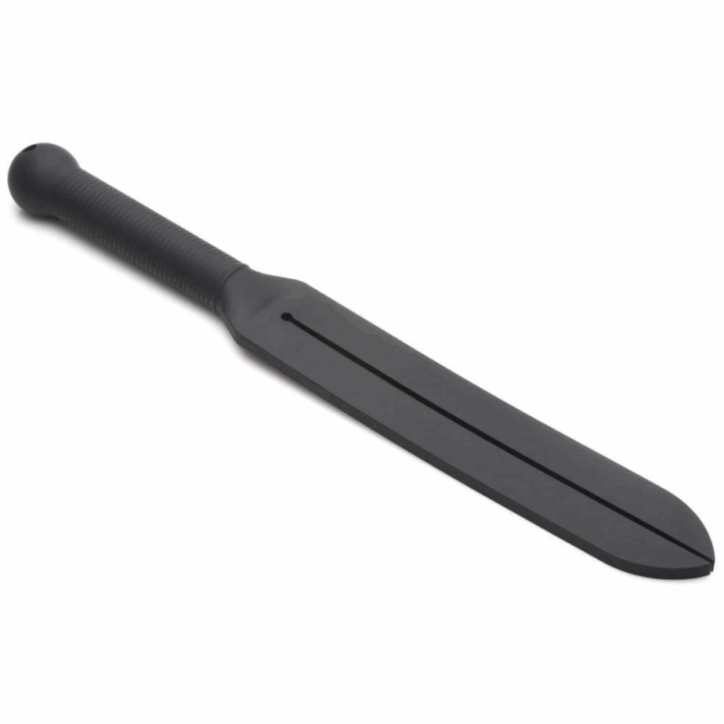Stung Silicone Tawse - Zwart - Image 4