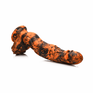 Sabretooth - Silicone Dildo - Oranje/Zwart