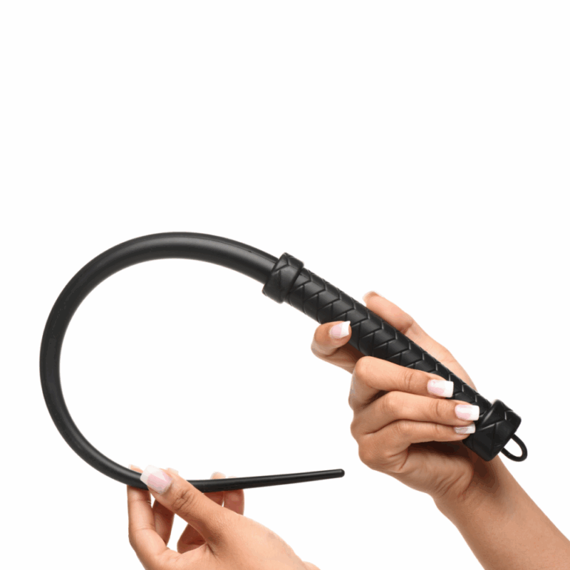 Viper Tail - Siliconen zweep - Zwart - Image 5