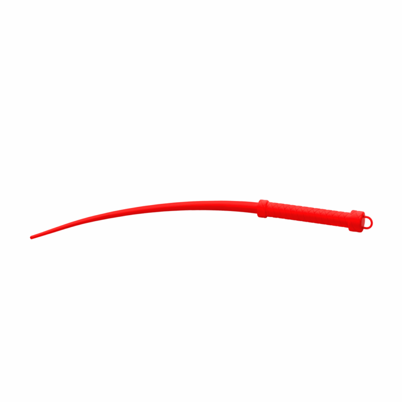 Viper Tail - Siliconen Whip - Rood