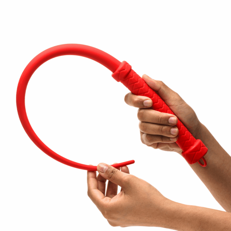 Viper Tail - Siliconen Whip - Rood - Image 4