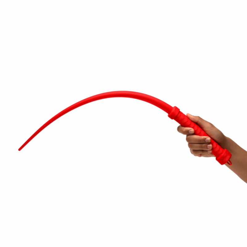 Viper Tail - Siliconen Whip - Rood - Image 5