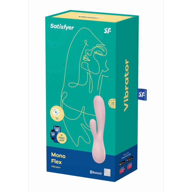 Mono Flex - Rabbit Vibrator - Mauve - Image 3