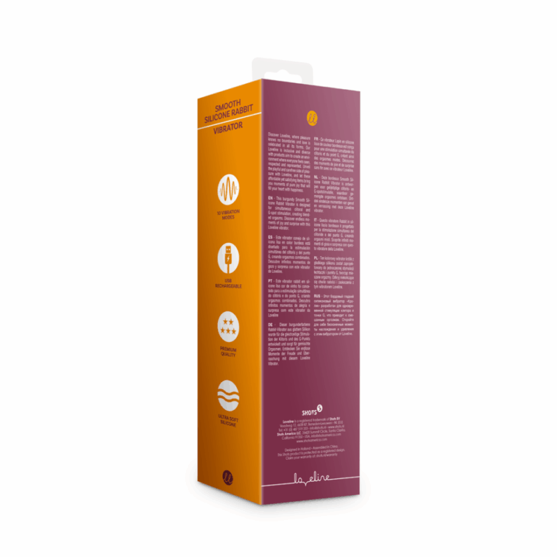 Zachte Siliconen Konijn Vibrator - Donker Kers - Image 3
