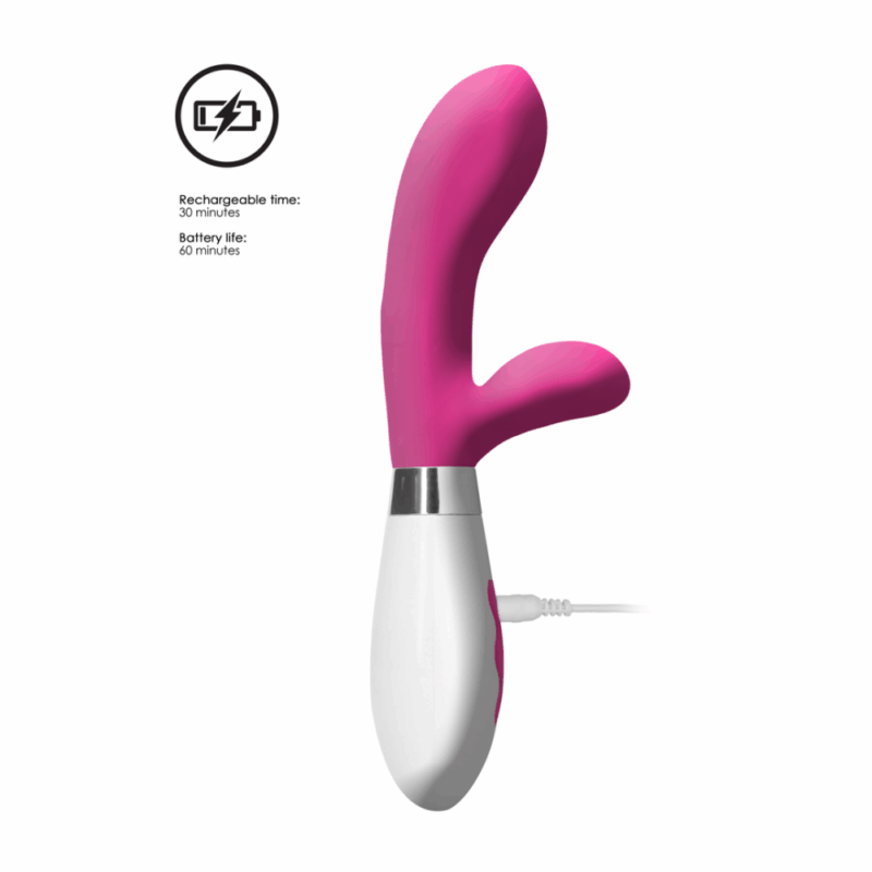 Achilles - Oplaadbare Rabbit Vibrator - Roze - Image 4