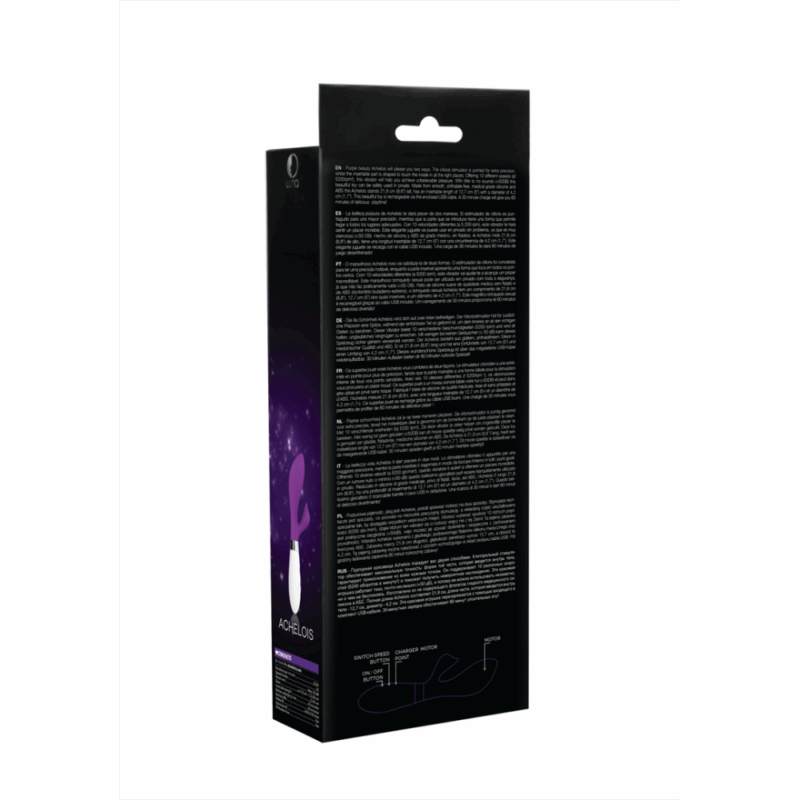 Achelois - Oplaadbare Clitorisstimulator en Vibrator - Paars - Image 2