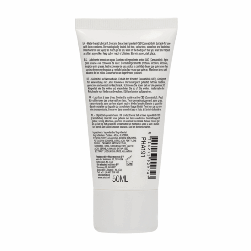 Natuurlijk CBD - Waterbasis Glijmiddel - 2 fl oz / 50 ml - Image 2