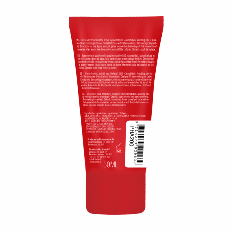 Originele CBD uit Amsterdam - Numbing Lubricant - 2 fl oz / 50 ml - Image 2
