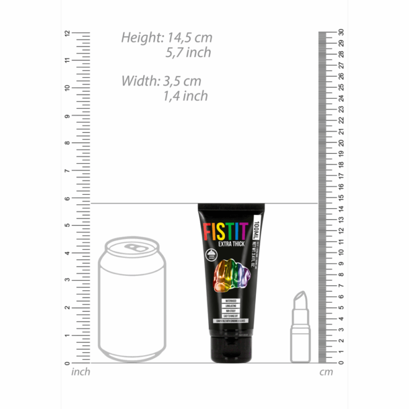 Extra Dikke Glijmiddel - Rainbow - 3.4 fl oz / 100 ml - Image 5
