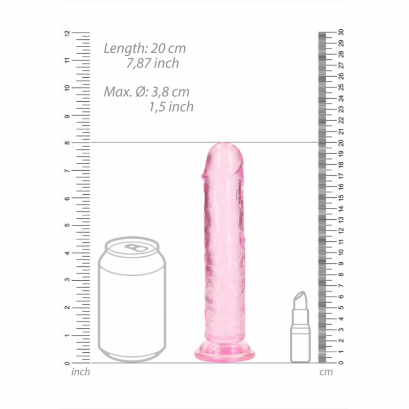 Rechtdoor Dildo met Zuignap - 7'' / 18 - Image 5
