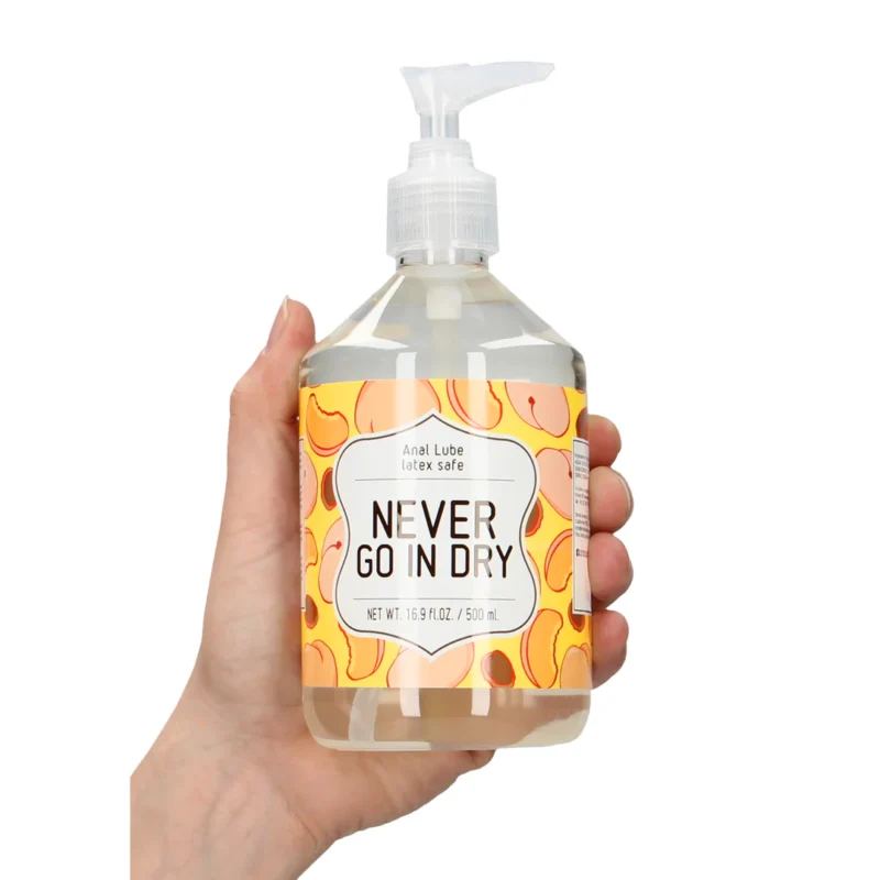 Never Go In Dry - Waterbased Anal Lubricant - 17 fl oz / 500 ml - Afbeelding 2
