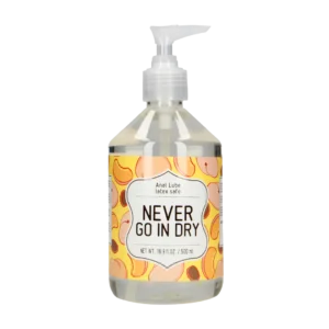 Never Go In Dry - Waterbased Anal Lubricant - 17 fl oz / 500 ml