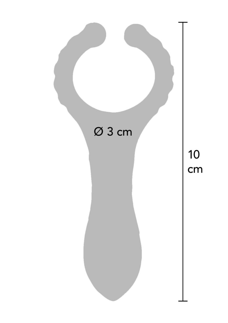 ToyJoy Basics Vibrating Clit-Stim C-Ring - Afbeelding 5