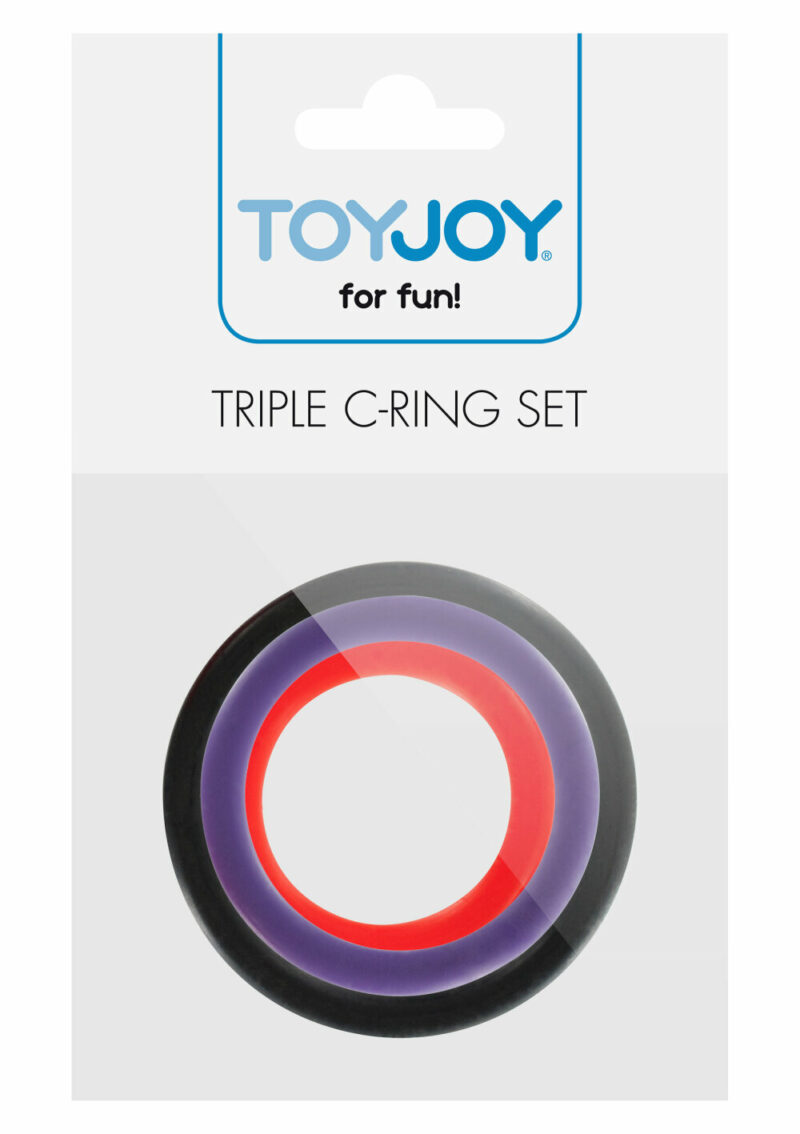 ToyJoy Basics Triple Rings Multicolor 3pcs - Afbeelding 2