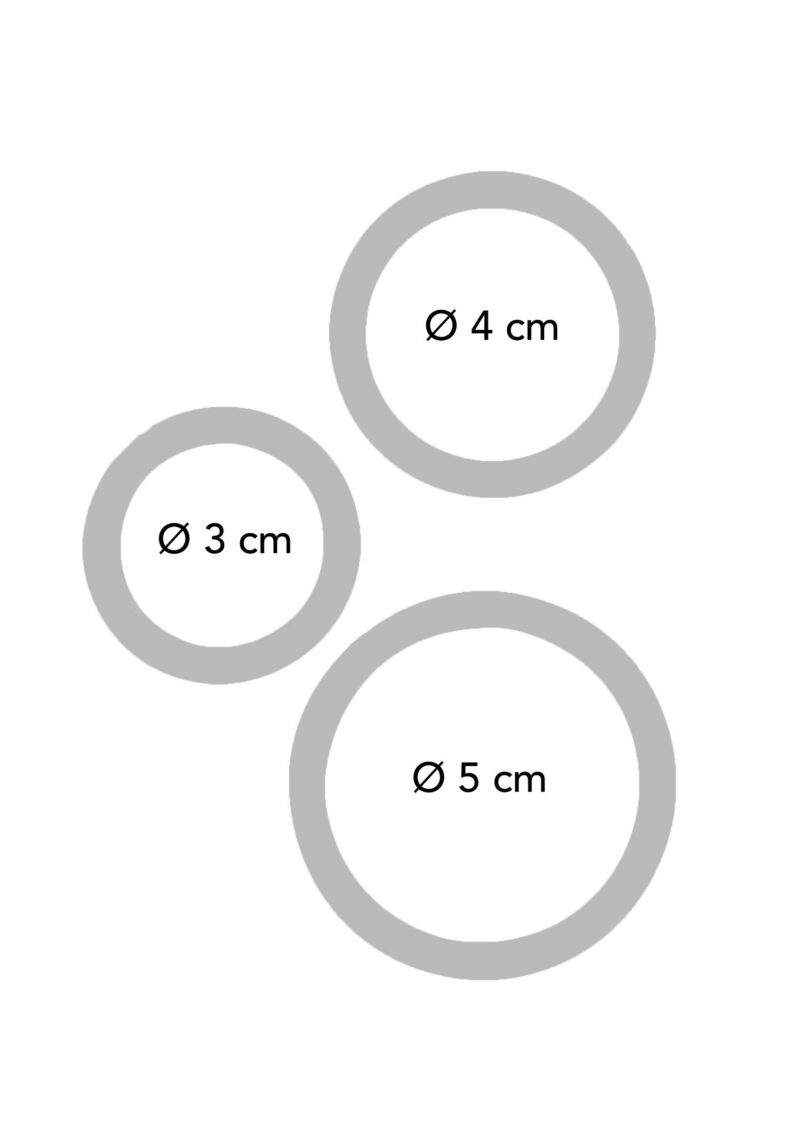ToyJoy Basics Triple Rings Multicolor 3pcs - Afbeelding 4