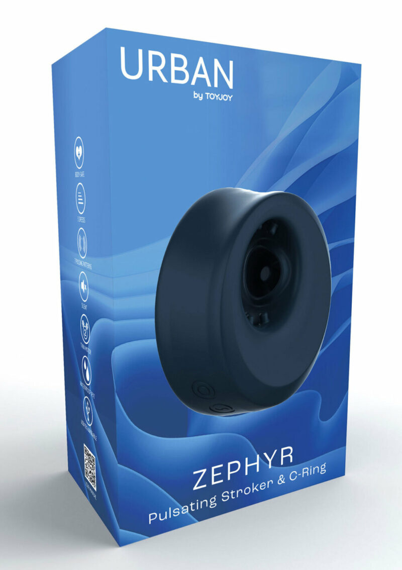 ToyJoy Urban ZEPHYR - Pulsating Stroker & C-Ring - Afbeelding 2