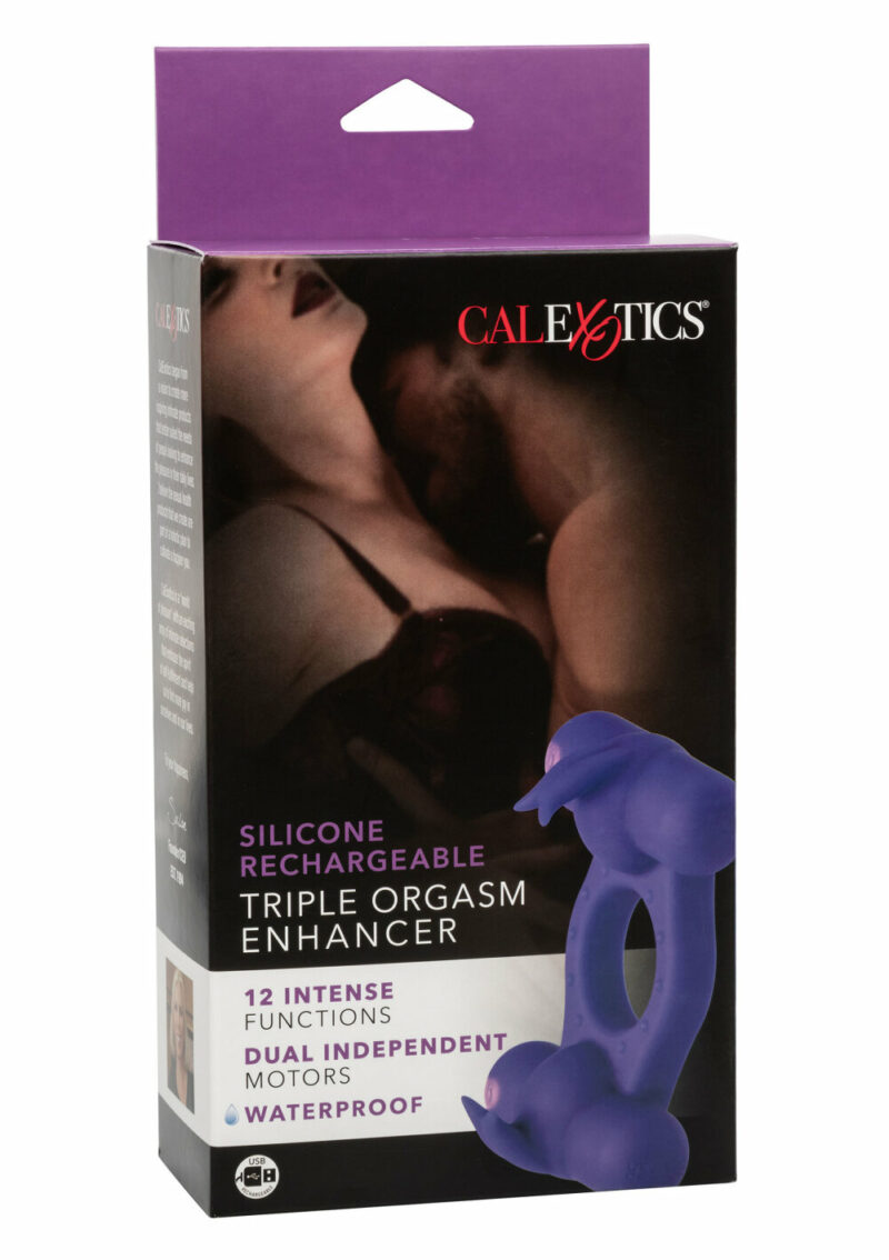CalExotics Silicone Rechargeable Triple Orgasm Enhancer - Afbeelding 2