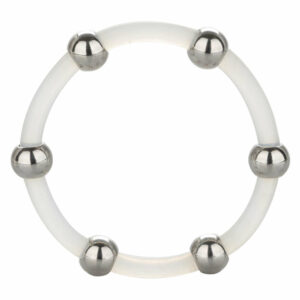 CalExotics Steel Beaded Silicone Ring Extra Large
