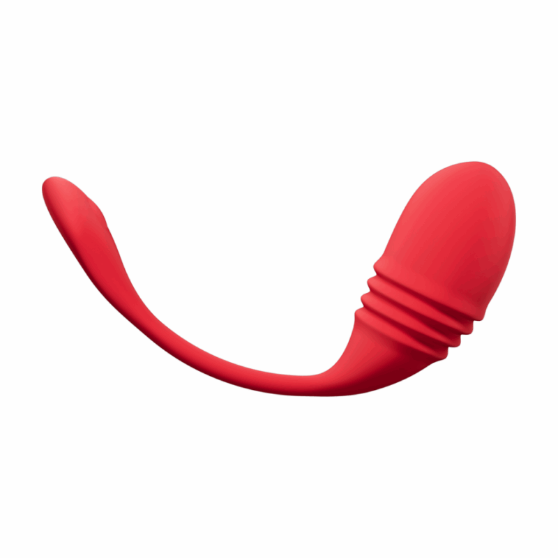 Vulse - App-gestuurde Duwende Ei Vibrator - Rood - Image 3