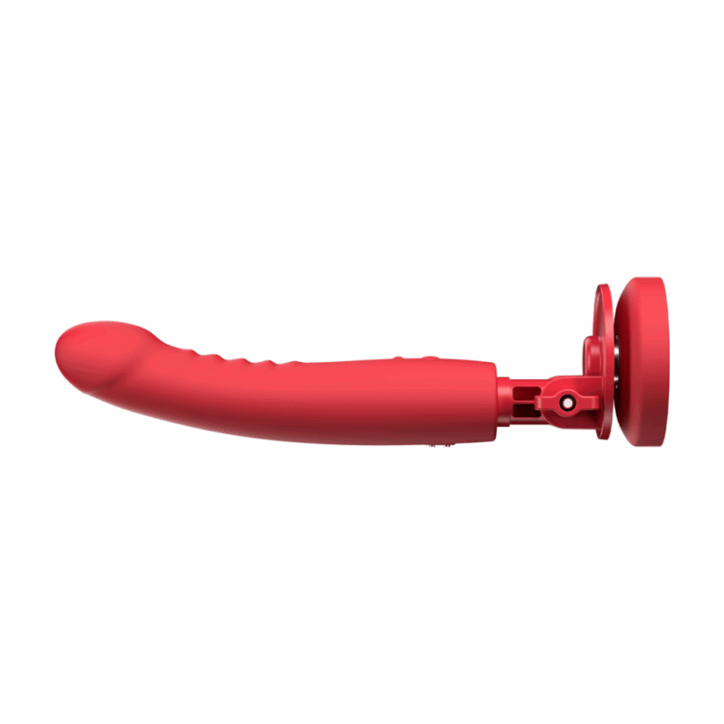 Mission 2 - Vibrerende Zuigcup Dildo met Touch-Sense - Rood - Image 3