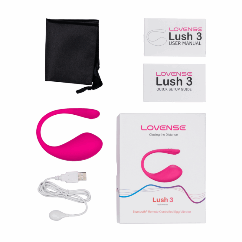 Lush 3 - Krachtige App-gestuurde Draagbare G-spot Ei Vibrator - Roze - Image 5