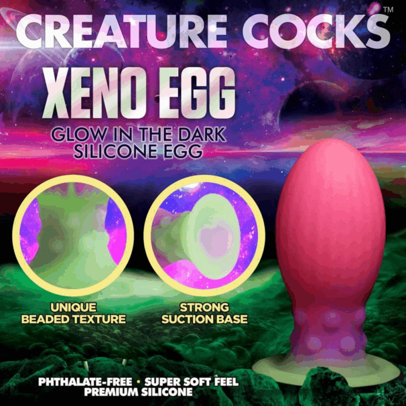 Xeno Egg - Glow in the Dark - Silicone Ei - Afbeelding 5