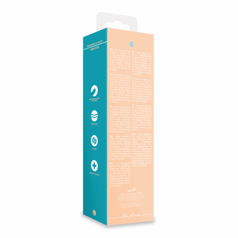 Vinger G-Spot Vibrator - Perzik Fuzz - Image 3