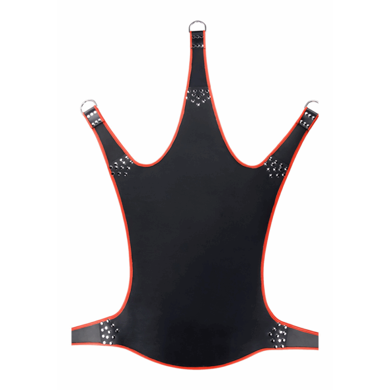 Leren Sling met Rode Bies 5 Punten