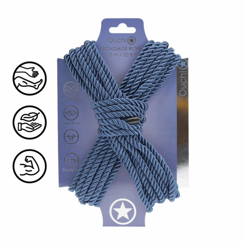 Polyester Bondage Touw - 10 m - Marineblauw - Image 2