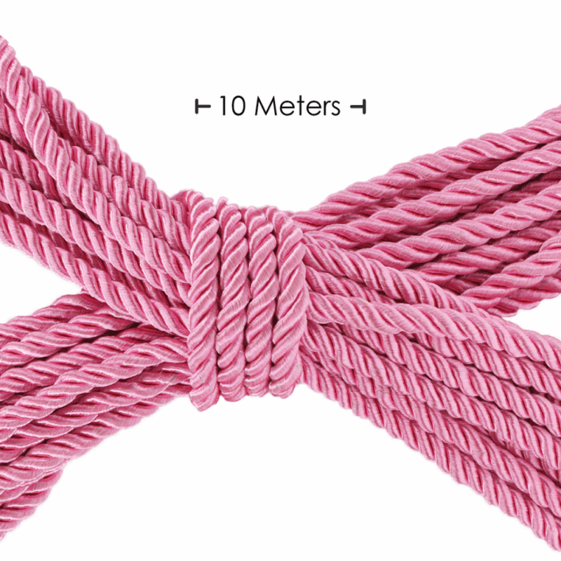 Polyester Bondage Touw - 10 m / 32,8 ft - Roze