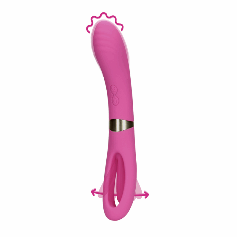 Dubbelzijdige Flapper Vibrator