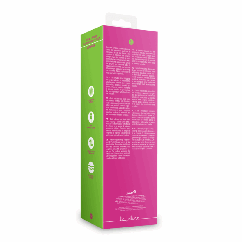 Dubbelzijdige Flapper Vibrator