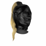 Mask met Blonde Ponytail