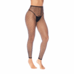 2-in-1 Net Lingerie Top & Stockings