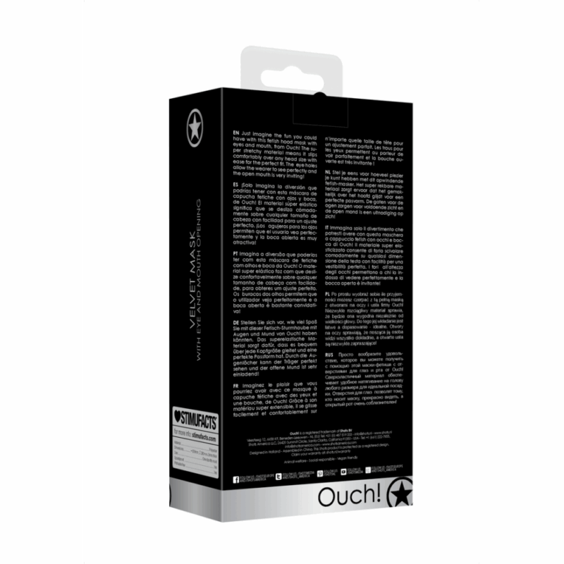 Fetish Masker met Openingen - Afbeelding 3
