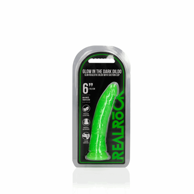 Glow Dildo met Zuignap - Afbeelding 2