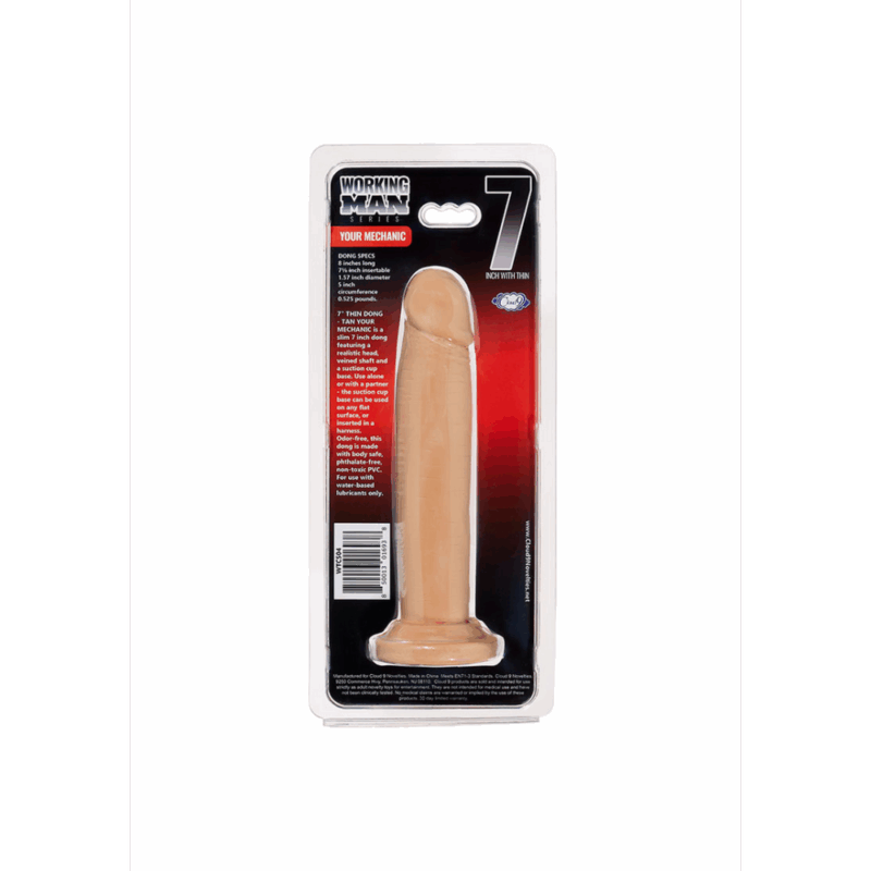 Mechanic Natuurlijke Dildo 18cm - Afbeelding 3