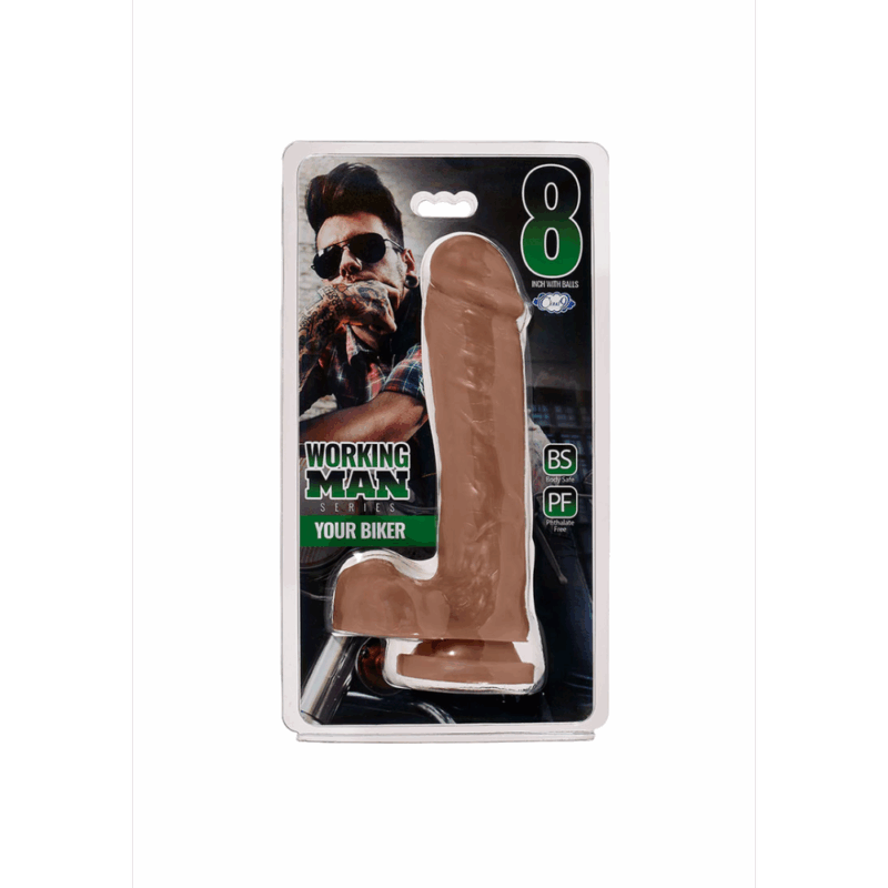 Biker Real Feel Dildo 20cm - Afbeelding 2