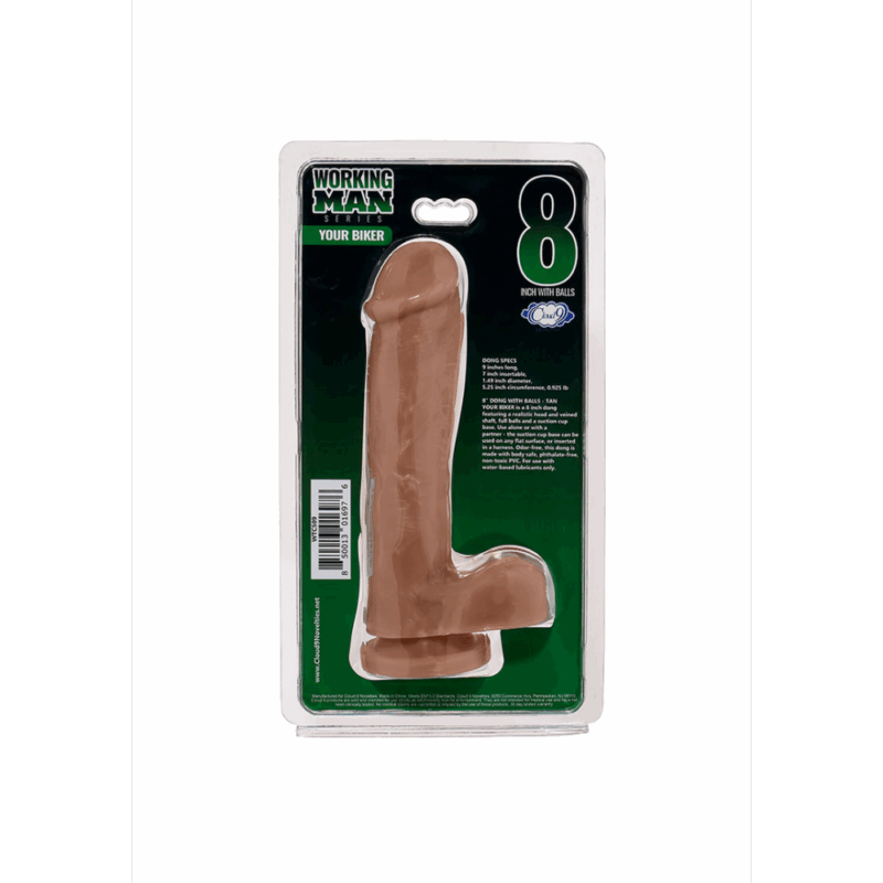 Biker Real Feel Dildo 20cm - Afbeelding 3