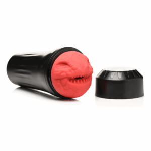 Dragon Snatch stroker – rode fantasy-masturbator met drakenmond en interne ribbels