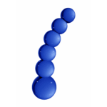 Handgemaakte glazen dildo met ronde planetenstructuur – geschikt voor anale en vaginale stimulatie