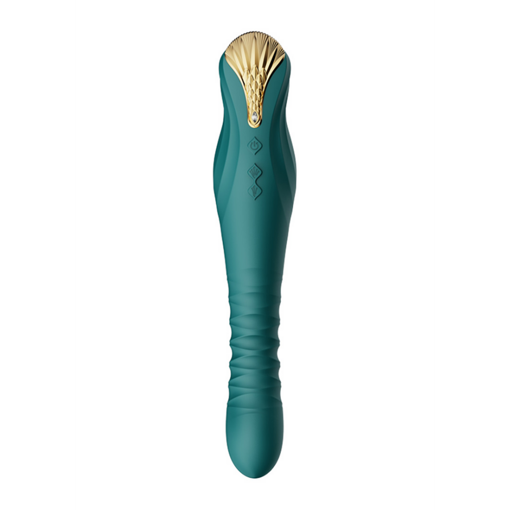 King Power Thrust vibrator – luxe ZALO thrusting toy met snelle stoottechnologie