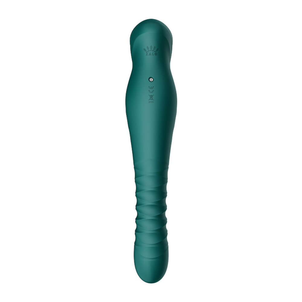 King Power Thrust vibrator – luxe ZALO thrusting toy met snelle stoottechnologie